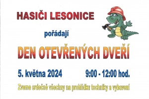 Hasiči - den otevřených dveří