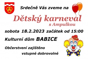 Dětský karneval v Babicích