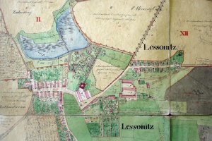 LESONICE - indikační skica 1824