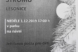 Rozsvícení vánočního stromku