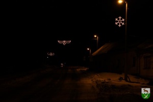 Vánoční osvětlení obce